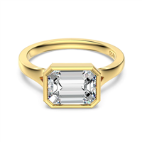 Ring Woman in Silver Cubic Zirconia RJHUG12
